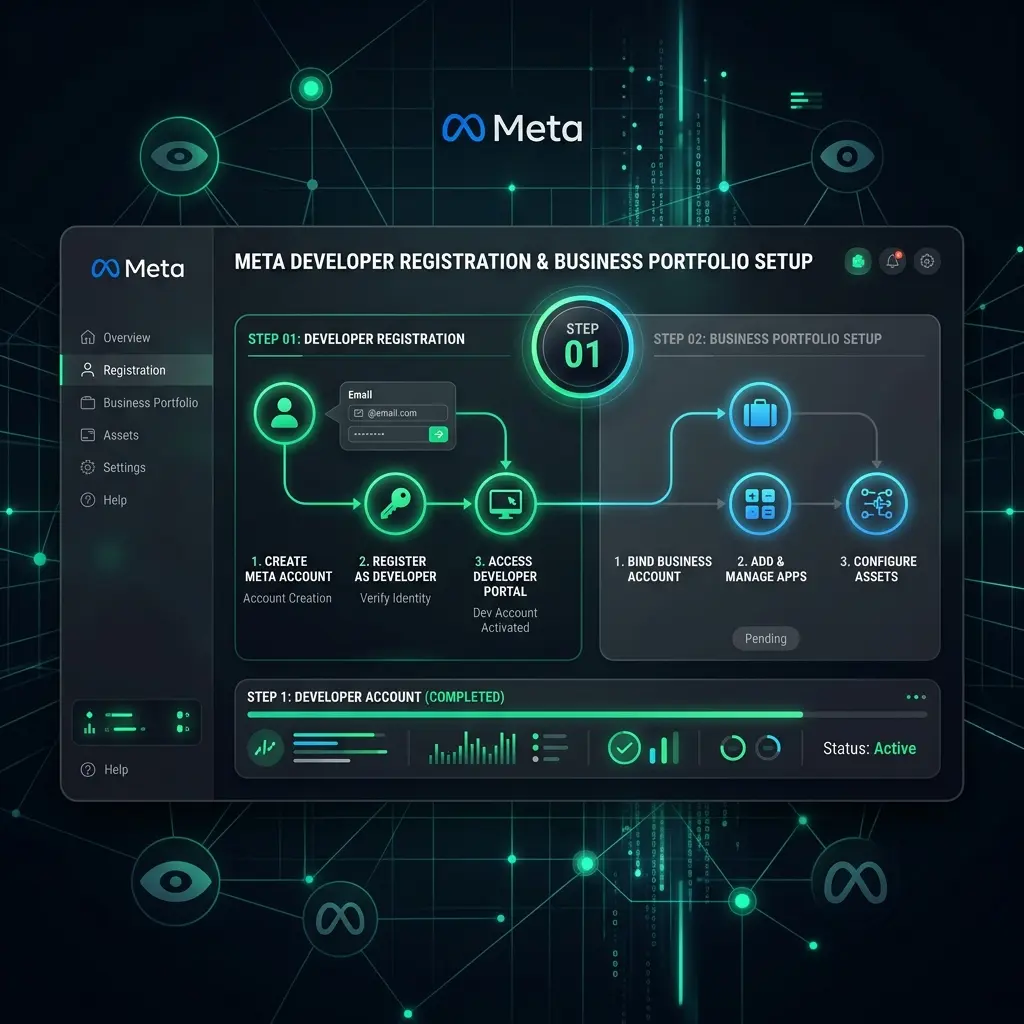 Step 1: How to Register a Meta Developer Account & Business Manager